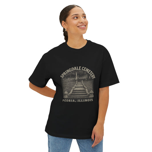 Springdale Cemetery Peoria Tee — Vintage Graphic