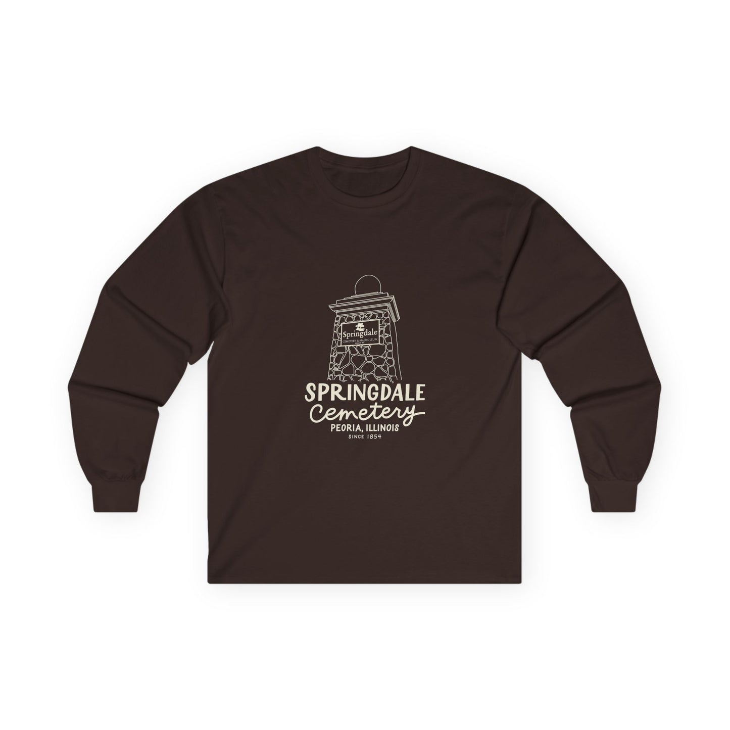 Springdale Cemetery Long Sleeve Tee — Unisex