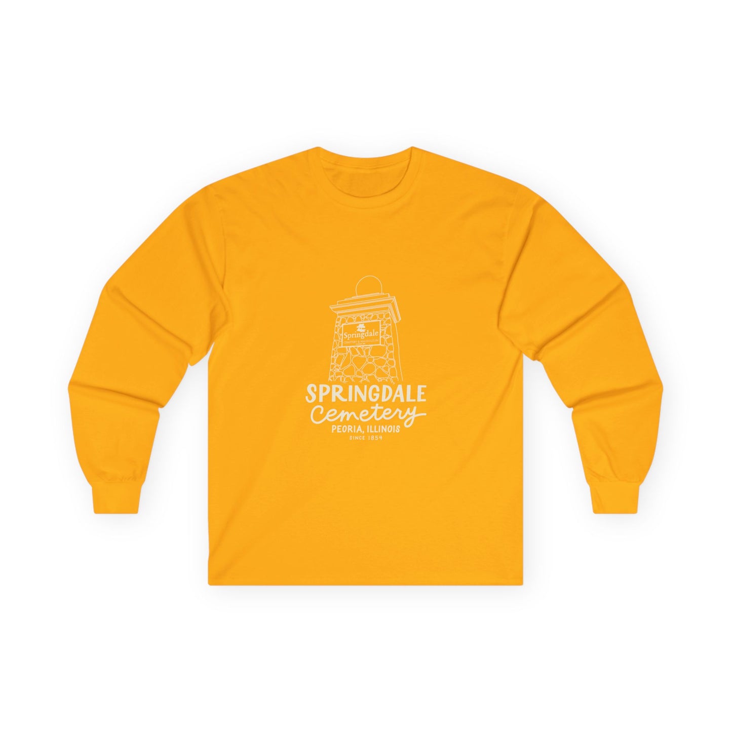 Springdale Cemetery Long Sleeve Tee — Unisex