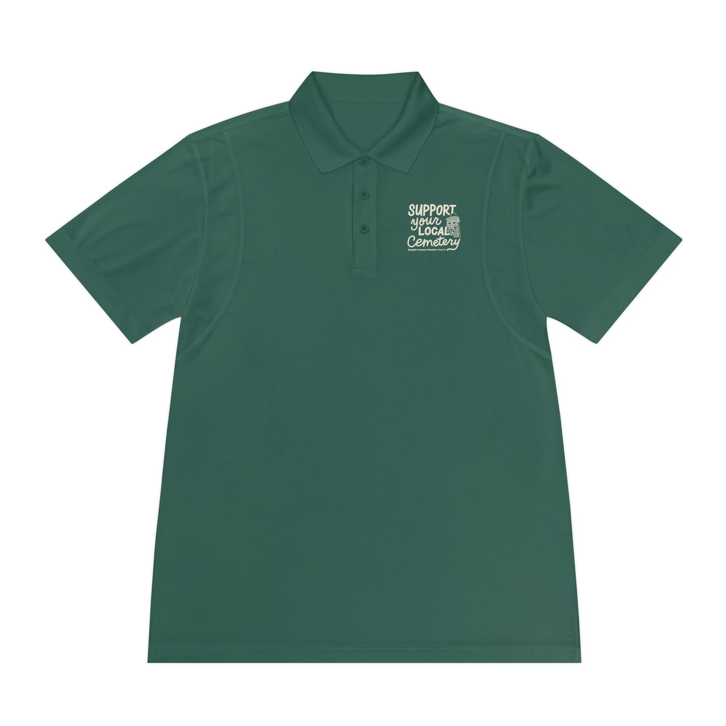 Support Your Local Cemetery  — Men's Sport Polo