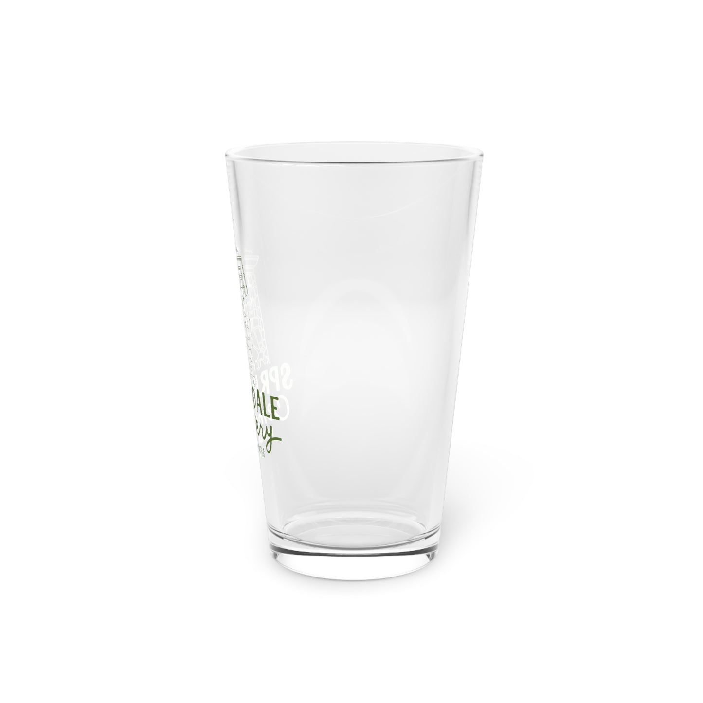 Springdale Cemetery Pint Glass — 16oz Pint  Glass