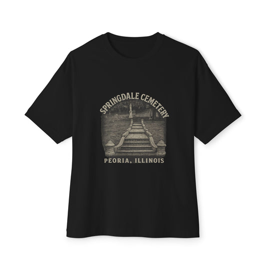 Springdale Cemetery Peoria Tee — Vintage Graphic