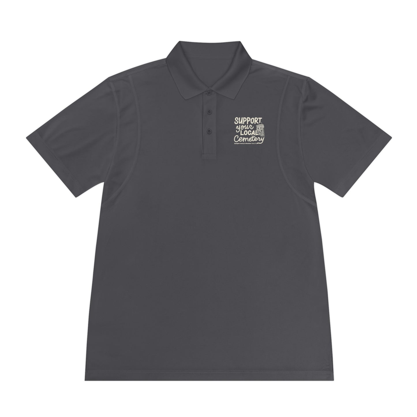 Support Your Local Cemetery  — Men's Sport Polo
