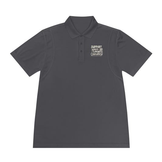 Support Your Local Cemetery  — Men's Sport Polo