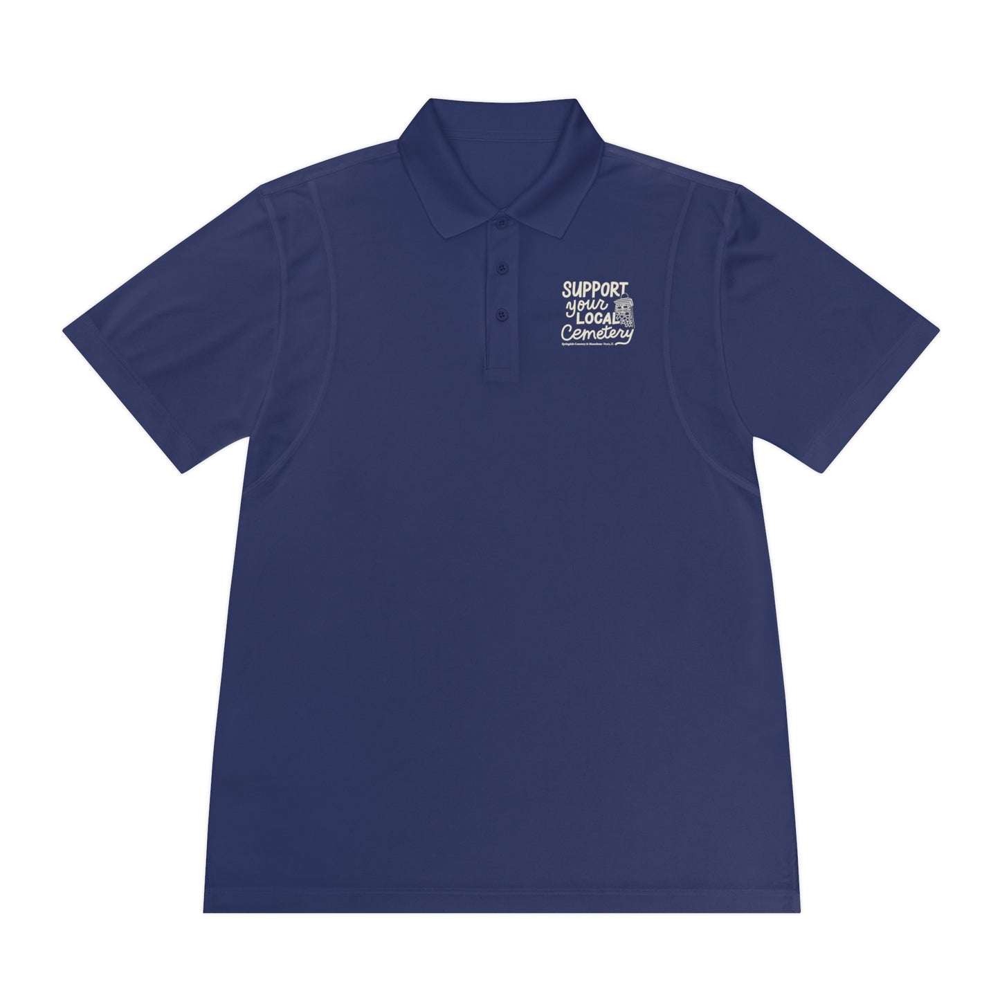 Support Your Local Cemetery  — Men's Sport Polo