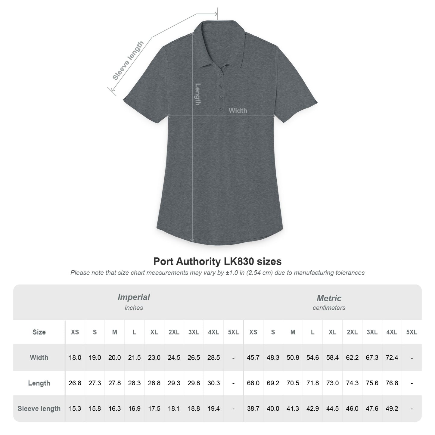 Ladies Pique Polo — Embroidered Floral Monogram Chest Logo