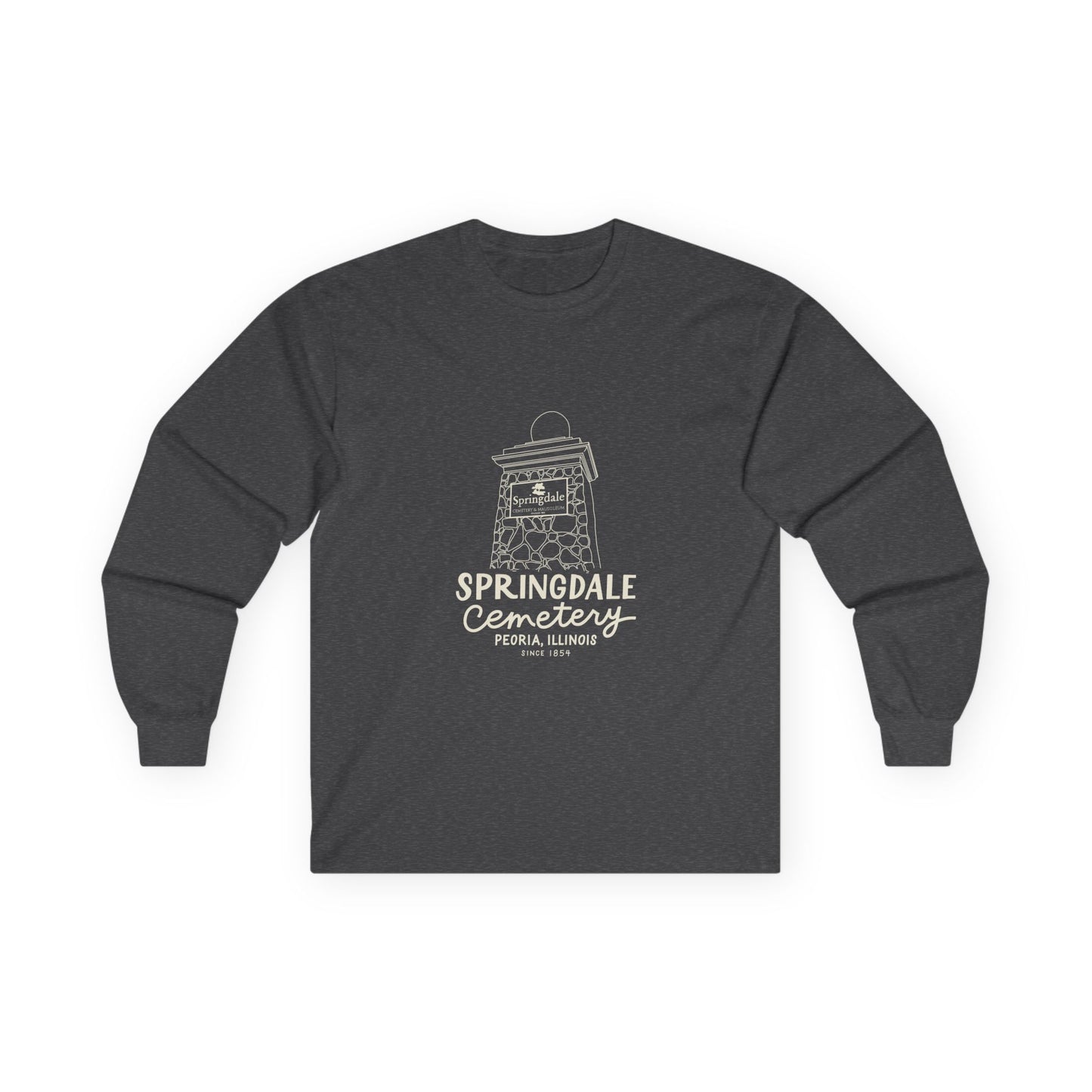 Springdale Cemetery Long Sleeve Tee — Unisex