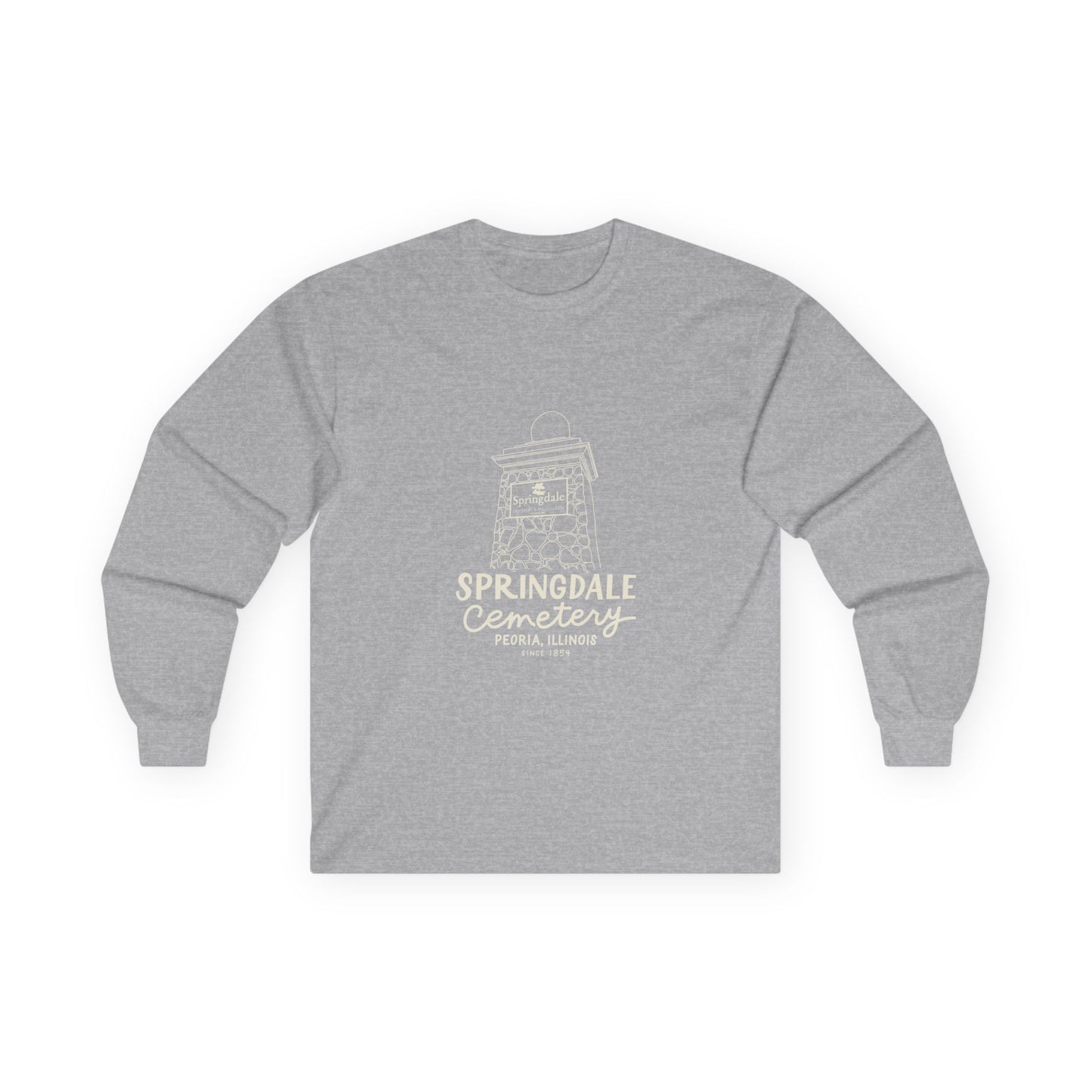 Springdale Cemetery Long Sleeve Tee — Unisex