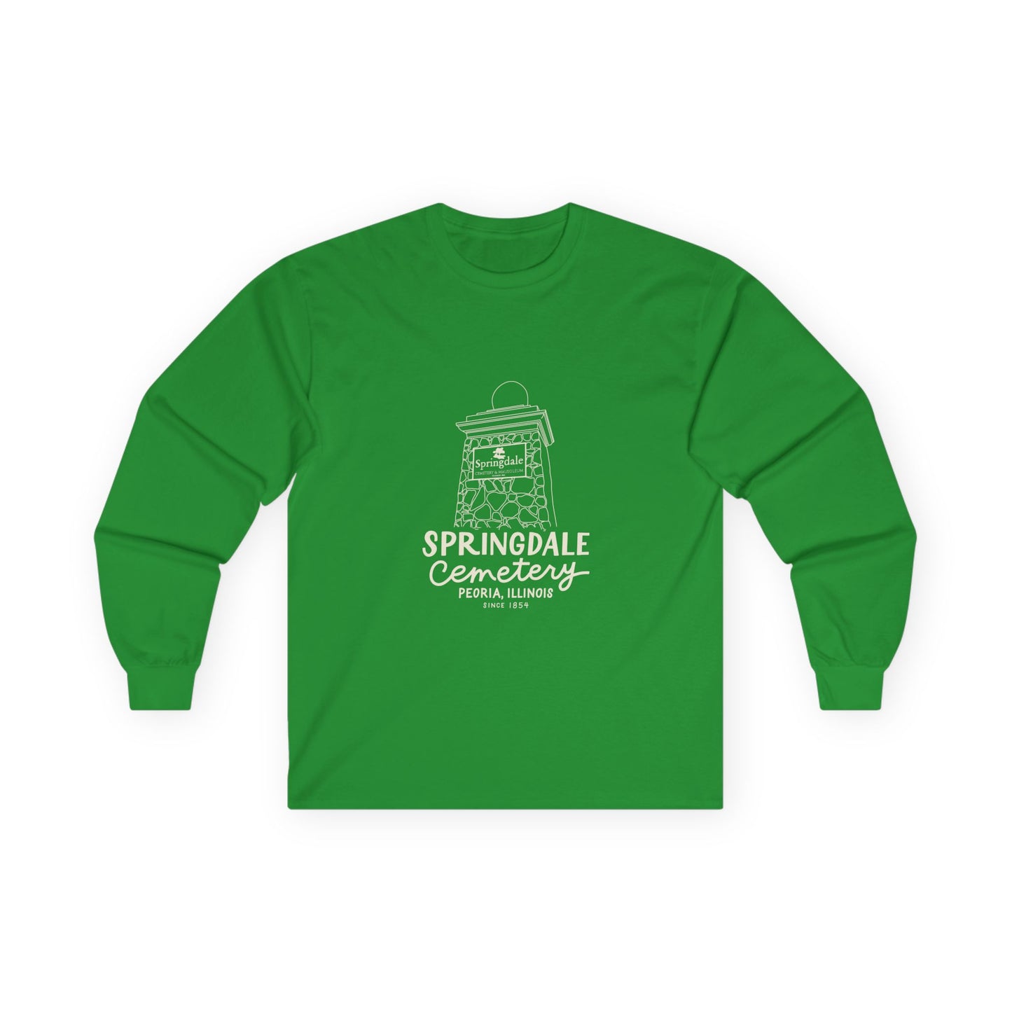 Springdale Cemetery Long Sleeve Tee — Unisex