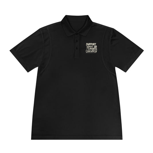 Support Your Local Cemetery  — Men's Sport Polo